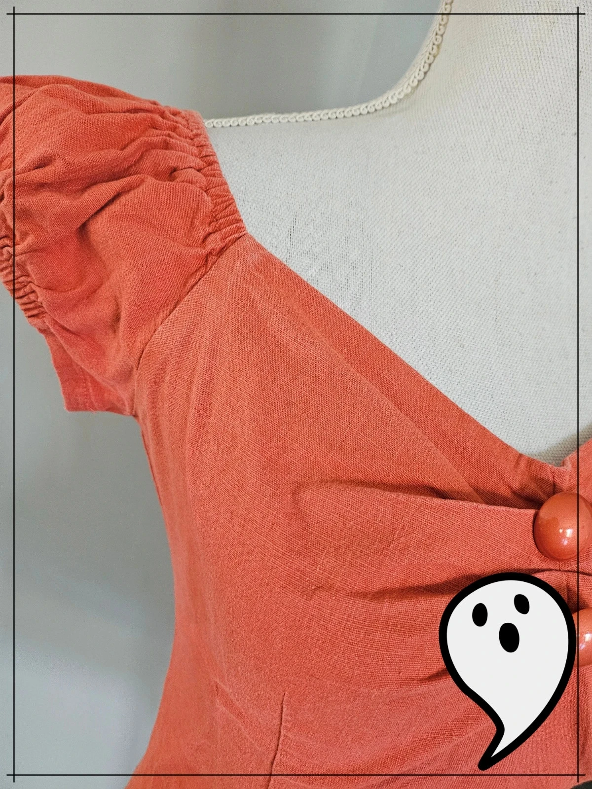 roupa Collectif Vintage pin up retrô rockabilly laranja – photo 3